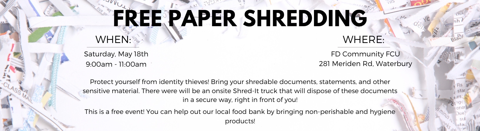 Shred It Event